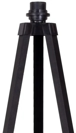 Duolla - Állólámpa DUO 1xE27/60W/230V átm. 44 cm bézs/wenge