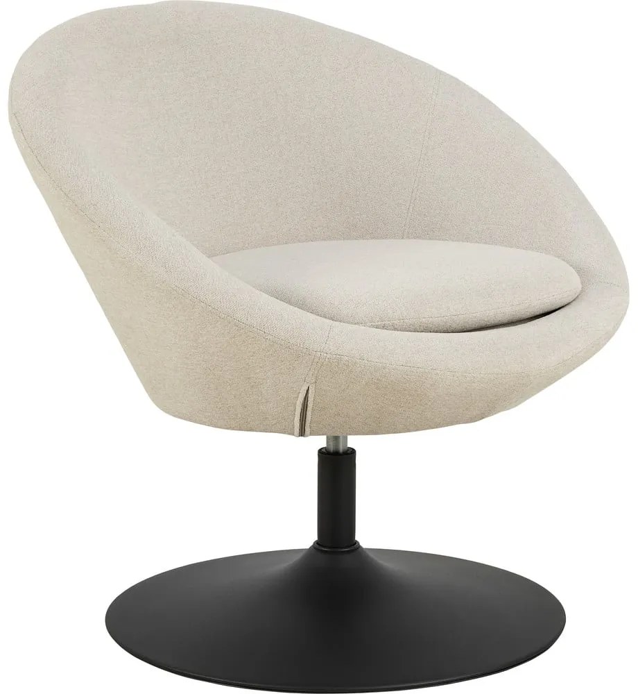 Bézs forgó zsenília fotel Center – Actona