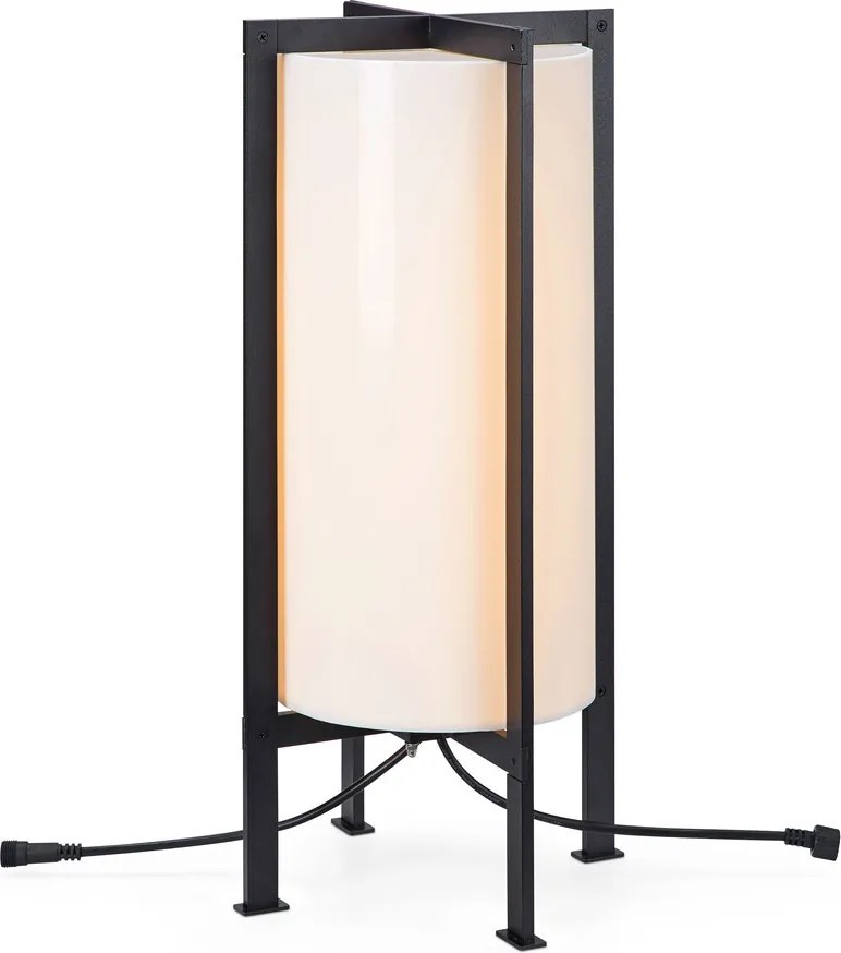 MARKSLÖJD 107987 GARDEN24 Kültéri Dekorációs Lámpa Fehér, Fekete LED IP44