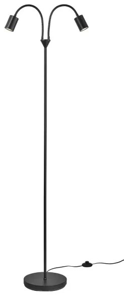 Nordlux - Állólámpa EXPLORE 2xGU10/7W/230V fekete