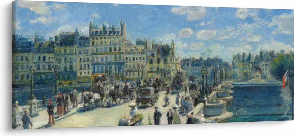 Kép - Auguste Renoir, Pont Neuf, Paris, reprodukciók (120x50 cm)