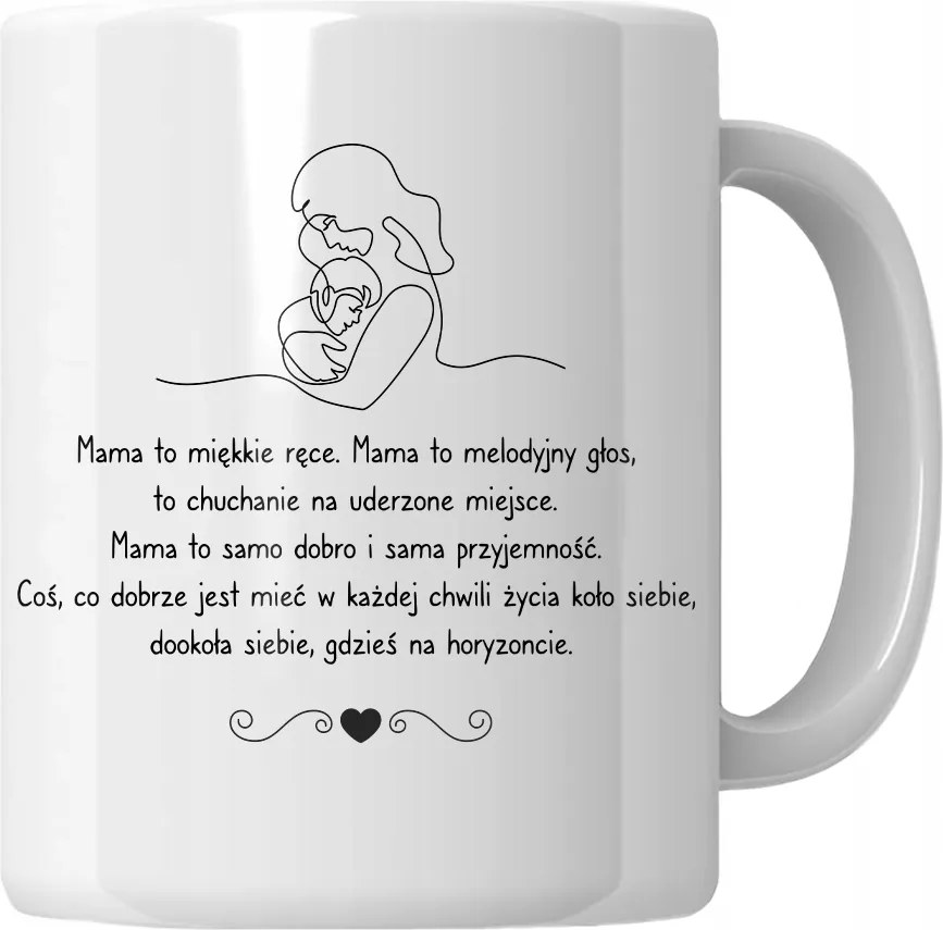 Bögre Anya Puha Szív Ajándék Anyák napjára Feleségek