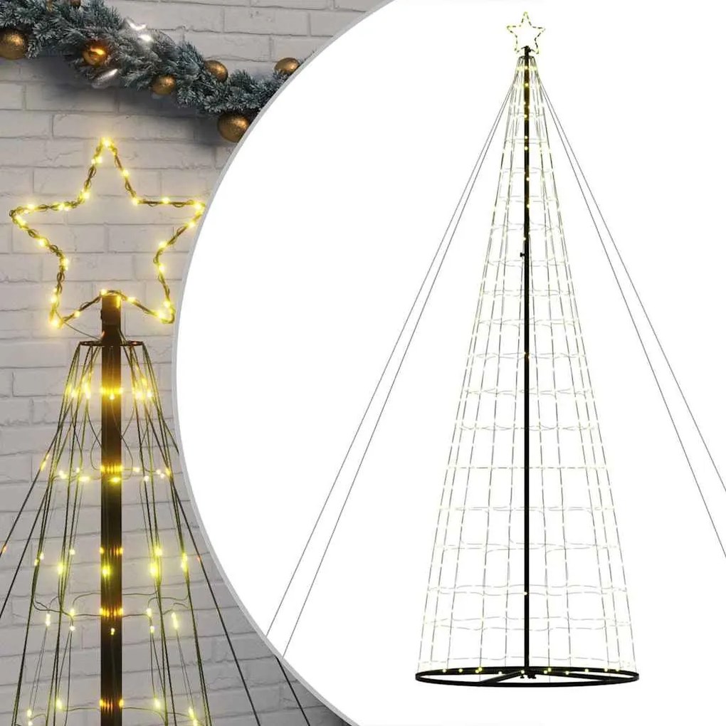 meleg fehér LED karácsonyfa 1534 LED 503 cm