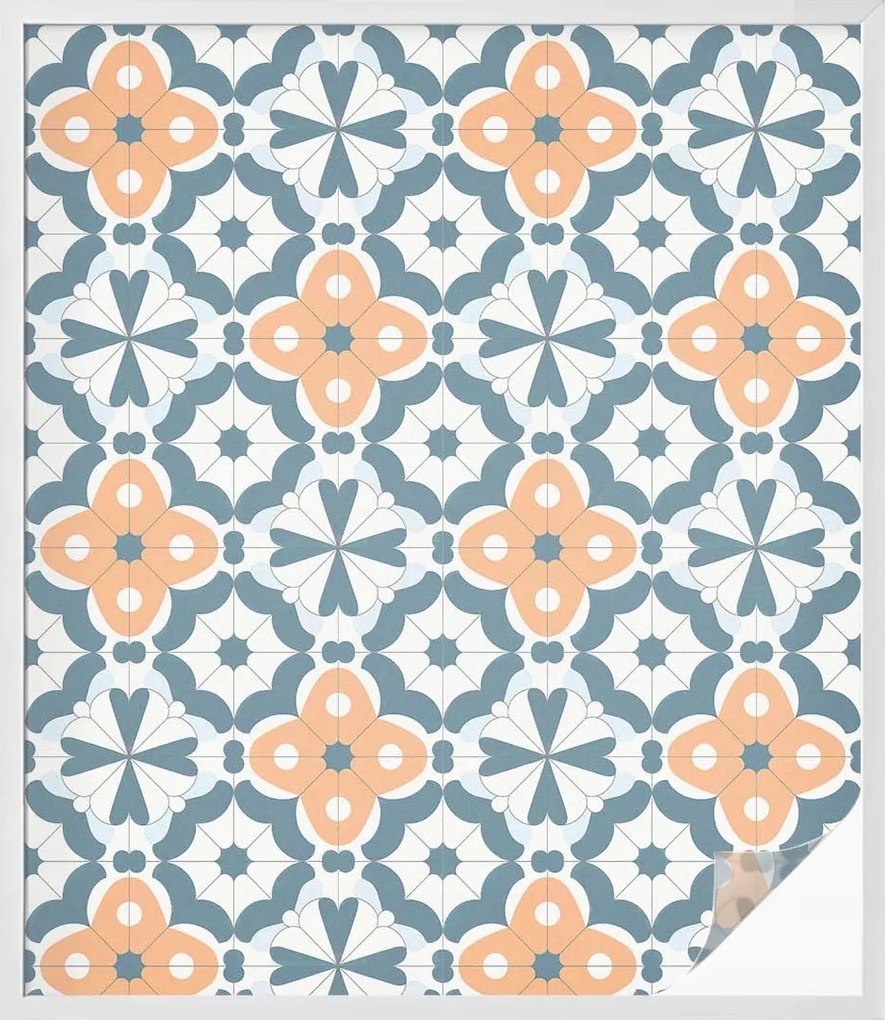 Tejfólia Ablaküvegekhez Öntapadós Adatvédelem Mozaik virágok 100x116