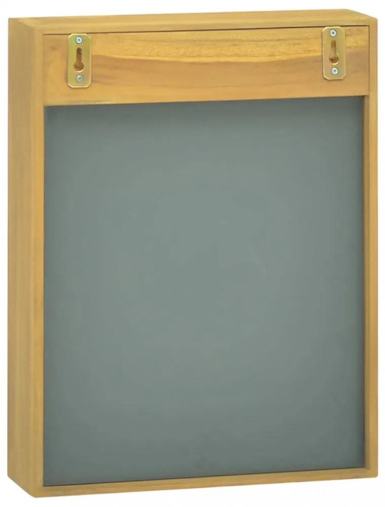tömör tíkfa tükrös szekrény 30 x 10 x 40 cm