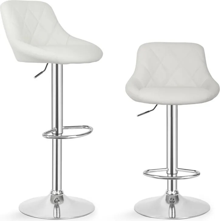 MIADOMODO Bárszék 2 db karfa nélkül fehér