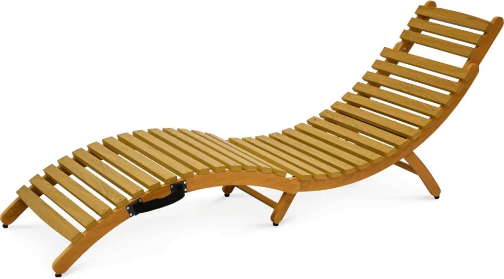 Kerti napozóágy 54x192x68 cm, alumínium, natúr szín, AZL-L1301 NAT