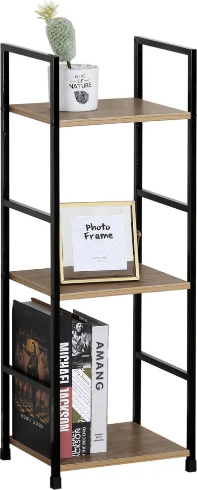 Polcos szekrény, MDF, barna, GD-213 OAK