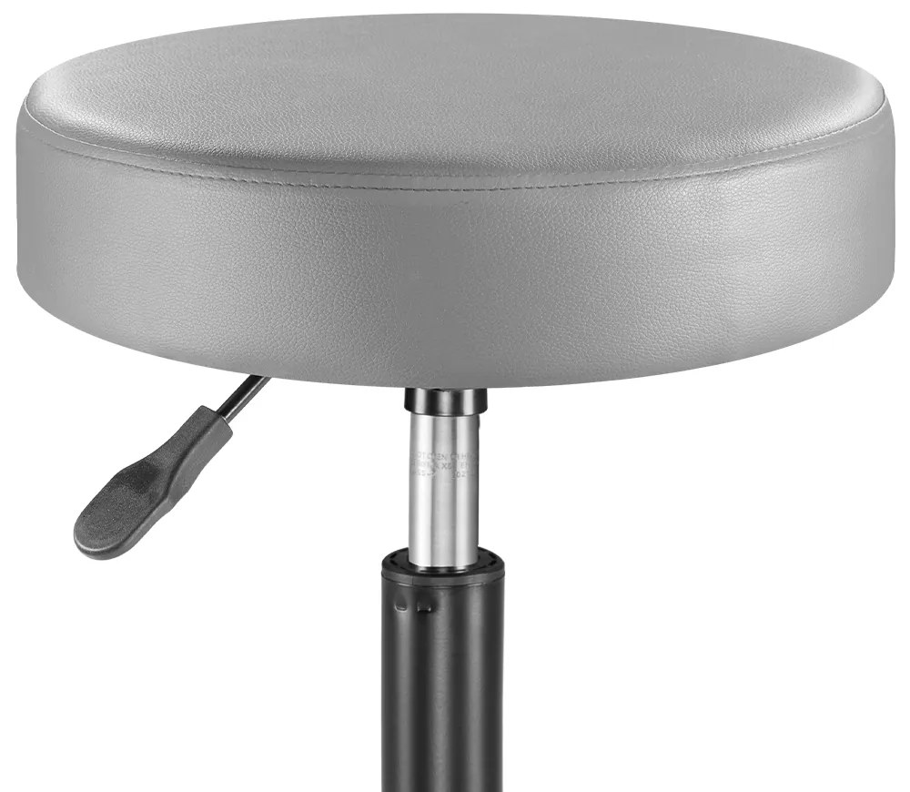 Casaria® Gurulós puff - szürke