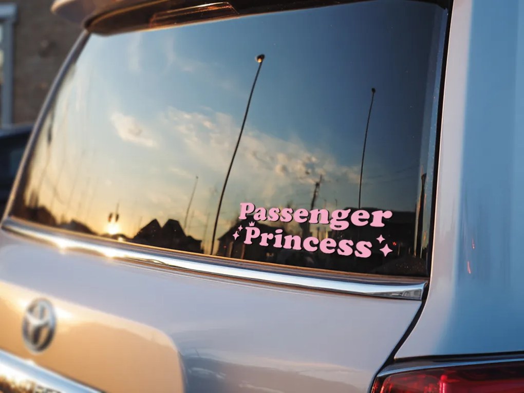 Tükör matrica S40 – Passenger princess