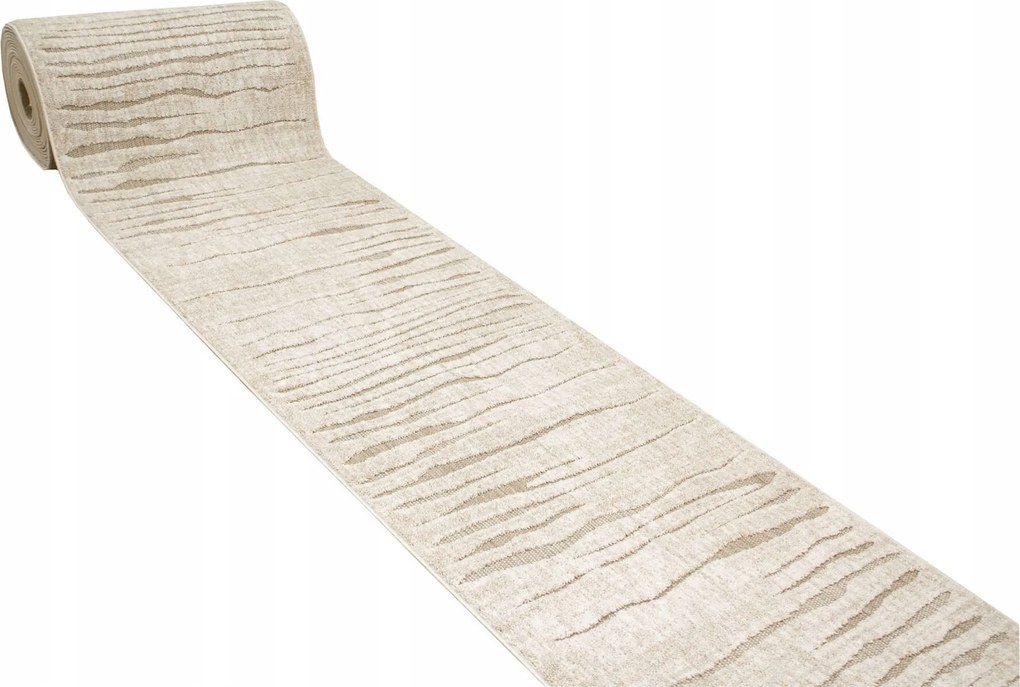 100 cm széles Bézs Futószőnyeg Benita Méteráru Kétszintes Előszoba