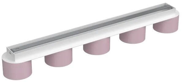 Mennyezeti lámpa DIXIE 5xGX53/11W/230V rózsaszín