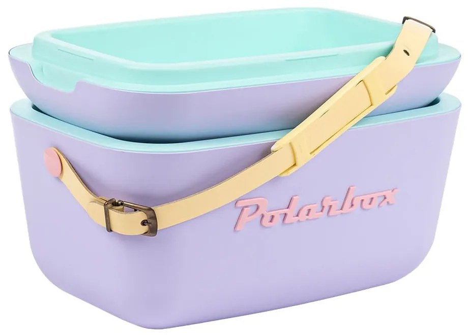 Lila hűtődoboz 20 l Classic Rainbow – Polarbox