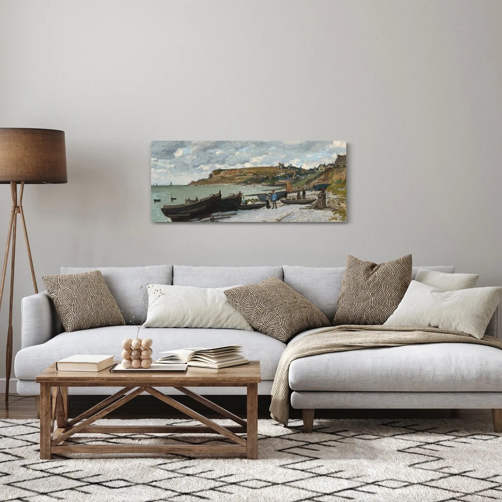 Kép - Claude Monet, Sainte Adresse, reprodukciók (120x50 cm)