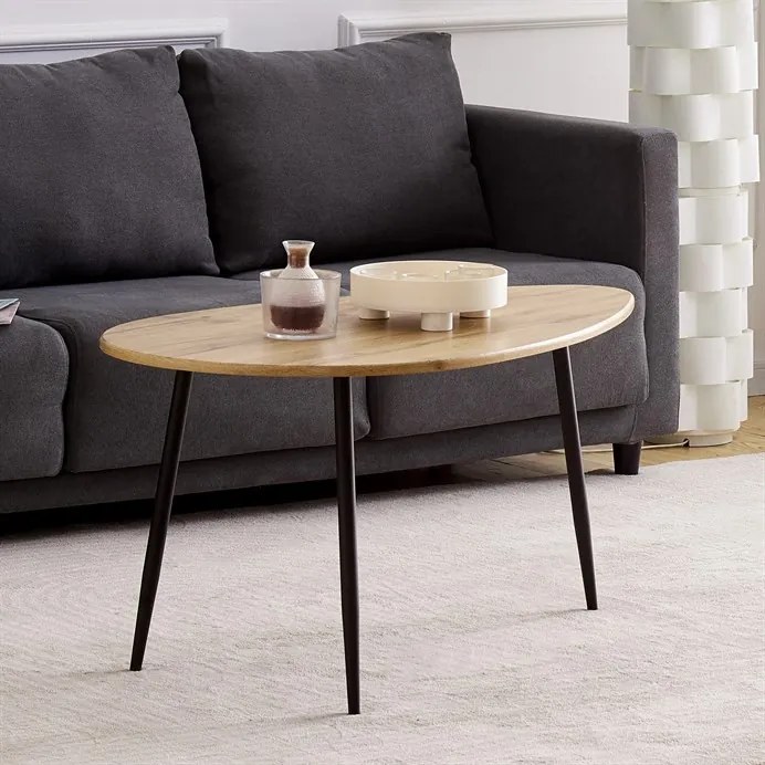 Tárolóasztal 100×60 cm, MDF, Vad Tölgy. AF-3012 OAK