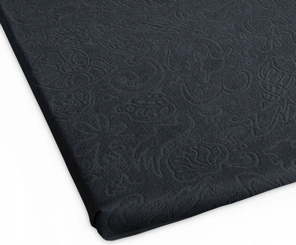 Gumi nélküli frottír lepedő Tulipán 175x220 Zwoltex grafit Vastag