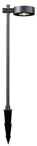 LED kültéri lámpa, 7 W, 230 V, 3000 K, IP65, fekete, 102 cm