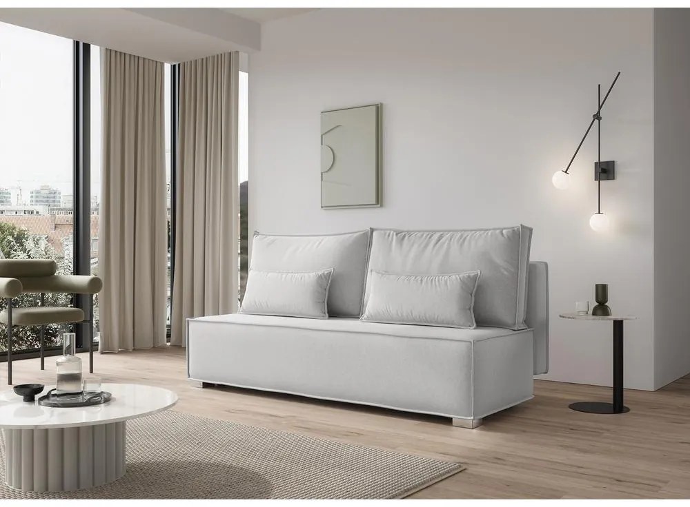 Háromszemélyes kanapé Bale  (szürke + ezüst). 1099361