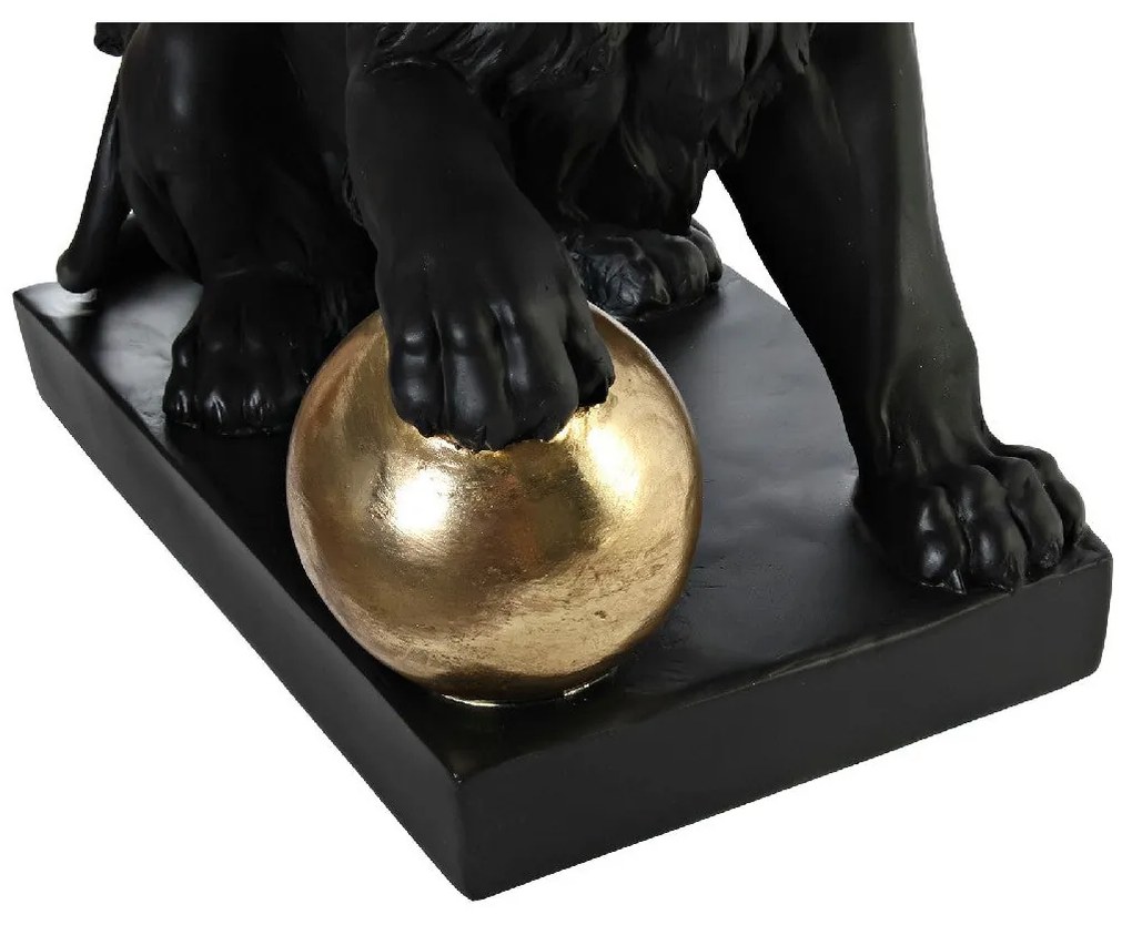 Oroszlán dekorációs szobor figura 44 cm
