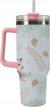 Thermo bögre termosz nagy acél Tigris Pop Art kawaii ytk aranyos 1200ml