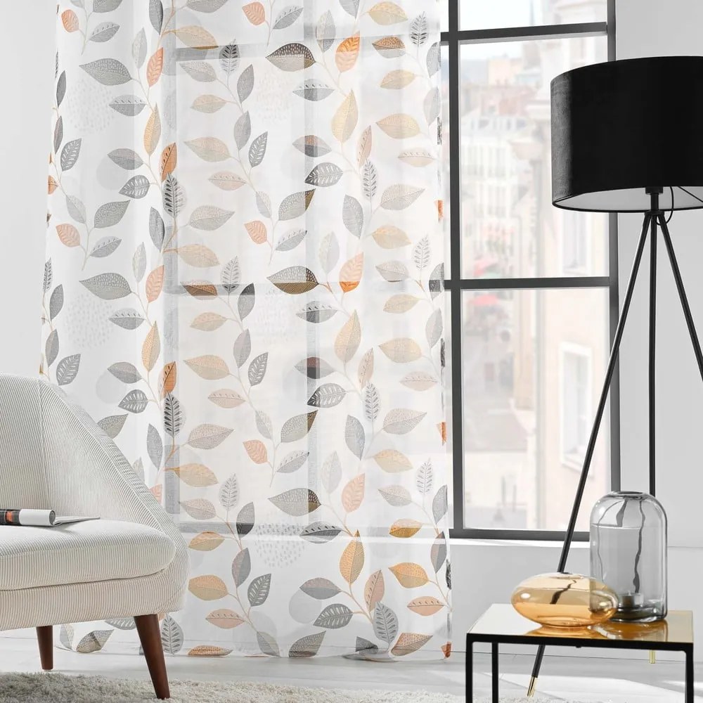 Fehér átlátszó függöny 140x280 cm Vahine – douceur d'intérieur