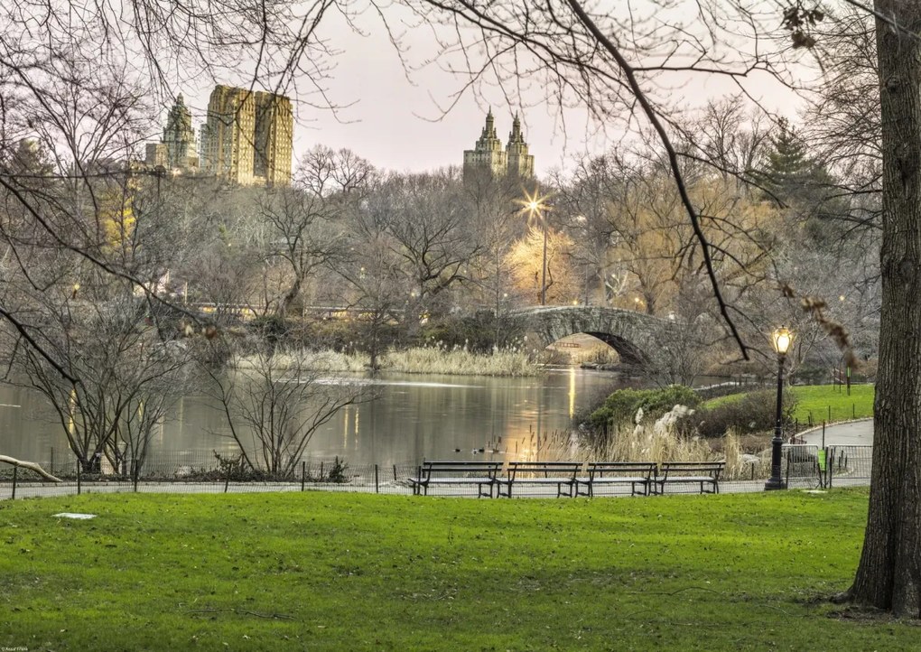 Poszter 59,4x42cm Központi park Manhattan panorámával 5, Assaf Frank