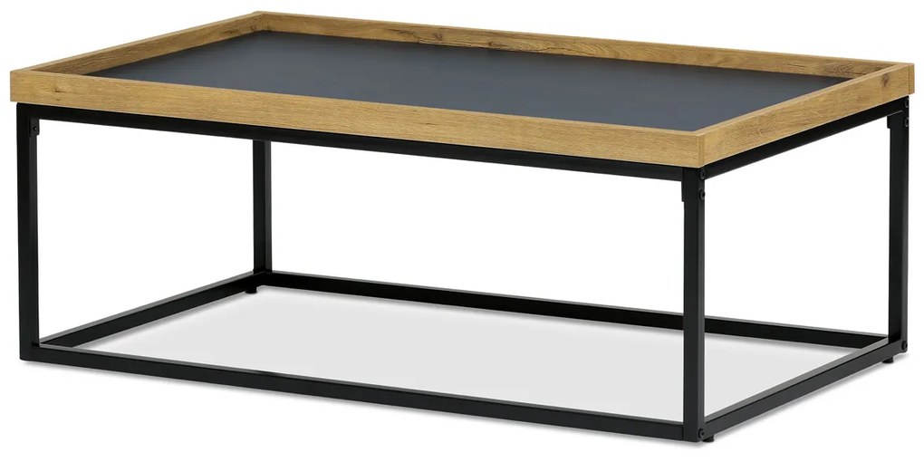 Konferenciaasztal élű és keretes lábakkal, 100 x60 x 39 cm