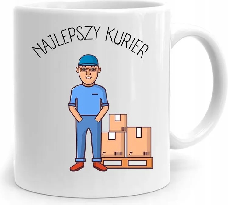 Ajándék Bögre Futárnak A Legjobb Futár! fényképes nyomattal