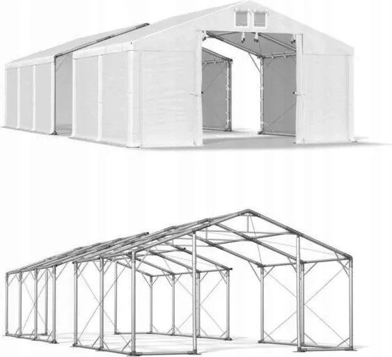 Kiállítási sátor 4x17m Pavilon Das 580 P