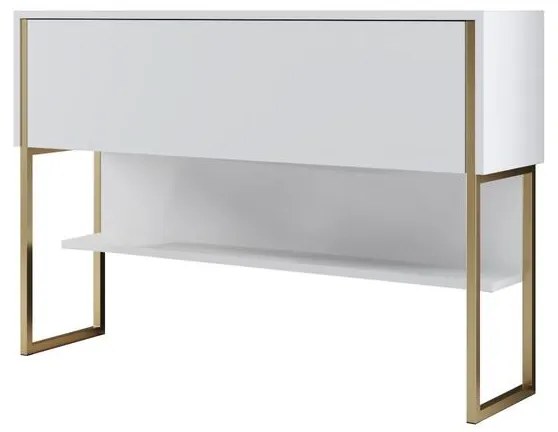 Komód Luxe - Gold, White