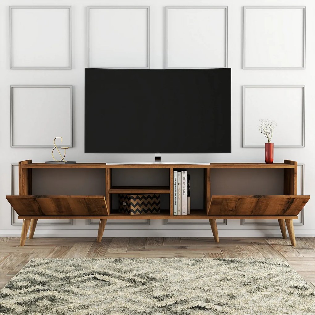 TV asztal Lotus diófa
