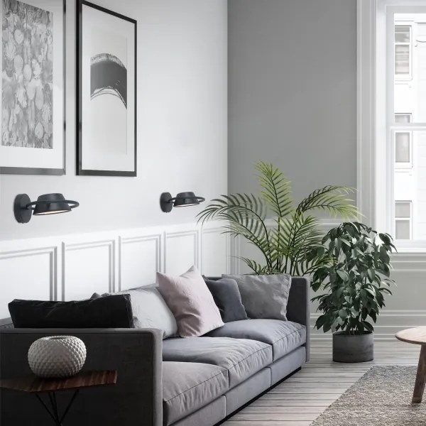 Rabalux 71048 - LED fali lámpa ODISS LED/6W/230V fekete