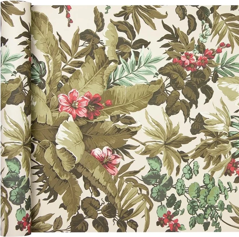 Retro tapéta, mint kézzel festett Csokrok