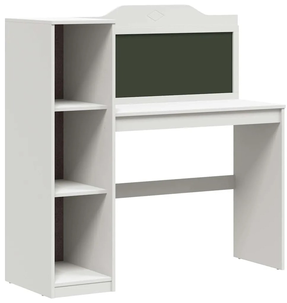 Táblafesték Íróasztal Fehér 120 x 45 x 118.5 cm Faanyag