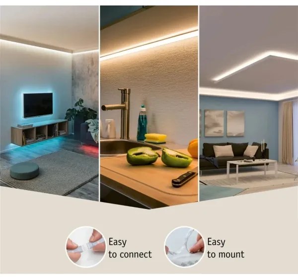 Paulmann 70672 -LED/18W IP44 Dimmelhető fürdőszobai szalag MAXLED 1,5m 2700K 230V