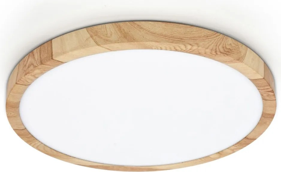 ITALUX PLF72836400R32WWO ALATA Kerek Mennyezeti Lámpa Opál, Faipari LED IP20