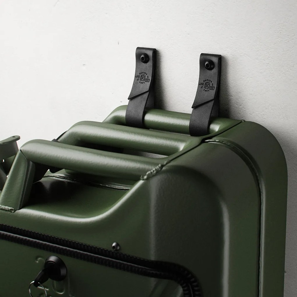 Koupelnová skříňka / kanistr - Bathroom Cabinet, Army Green, 6 variant - Danish Fuel Variáns: Zebrano