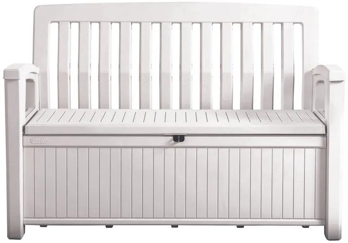 Keter Patio Bench kerti pad, fehér (610644)