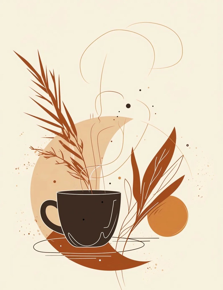 Poszter 50x65cm Reggeli kávémúzsa