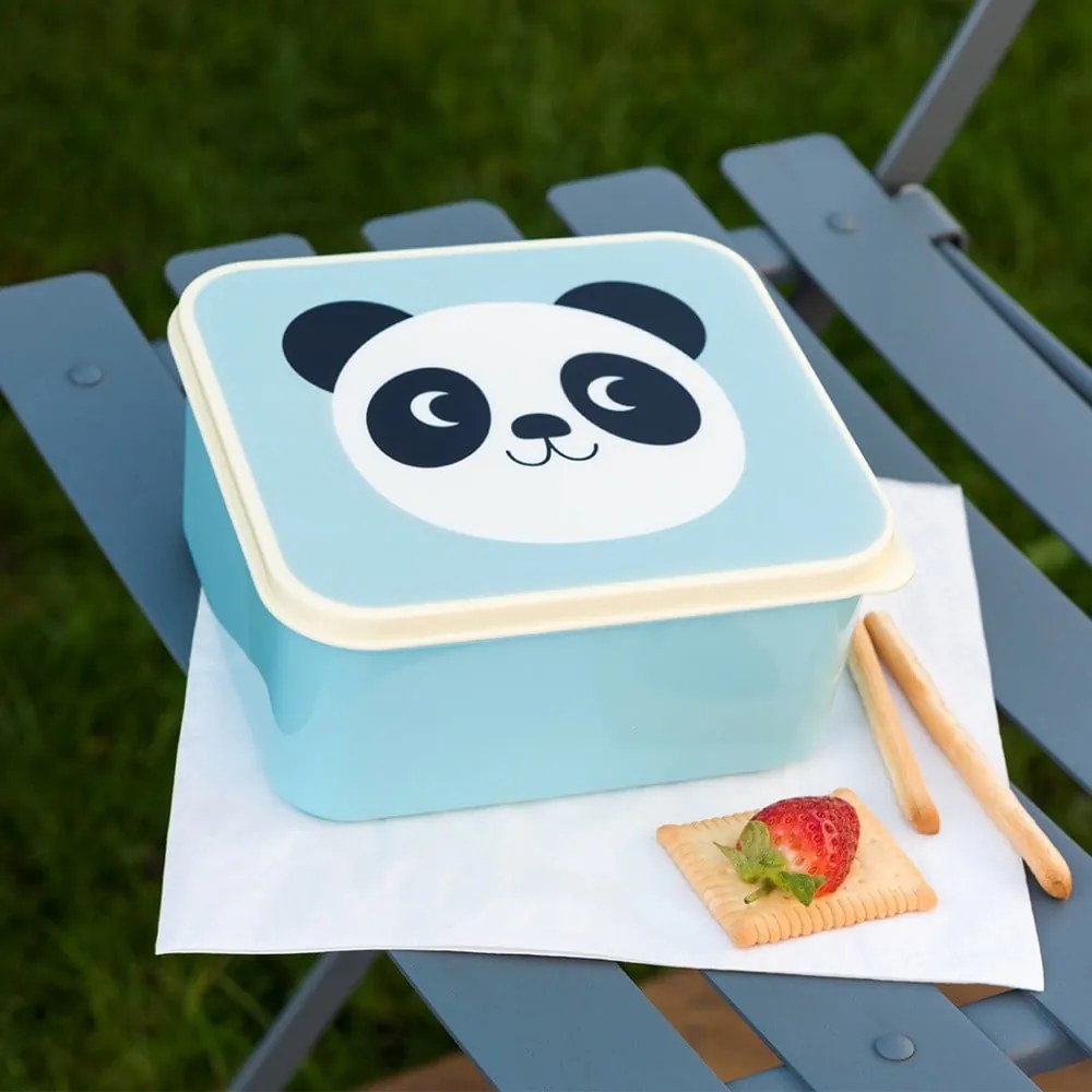Miko the Panda kék uzsonnásdoboz - Rex London