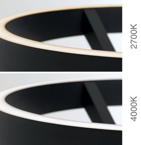 Orion - LED fényerőszabályozható állólámpa KOLK LED/40W/230V 2700/4000K fekete