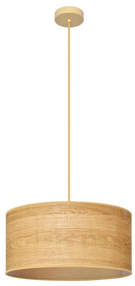 Csillár zsinóron ALBA 1xE27/15W/230V á. 40 cm barna