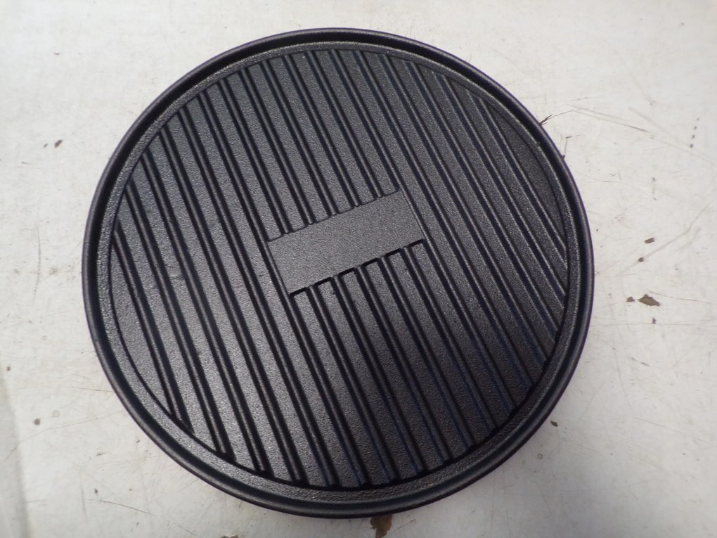 Kerek Öntöttvas Grill Főzőlap Kétoldalas 33CM