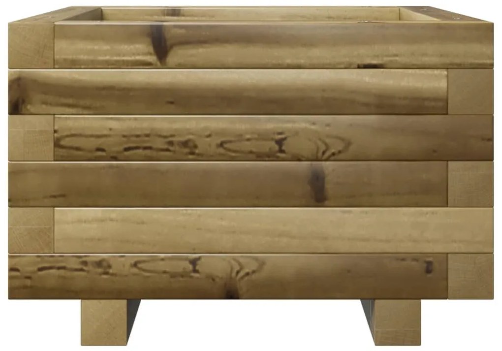 vidaXL impregnált fenyőfa kerti virágláda 40x40x26,5 cm