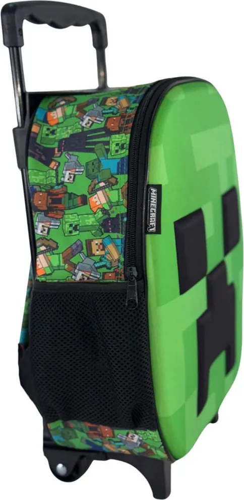 Minecraft Face gurulós ovis 3D hátizsák, táska 32 cm