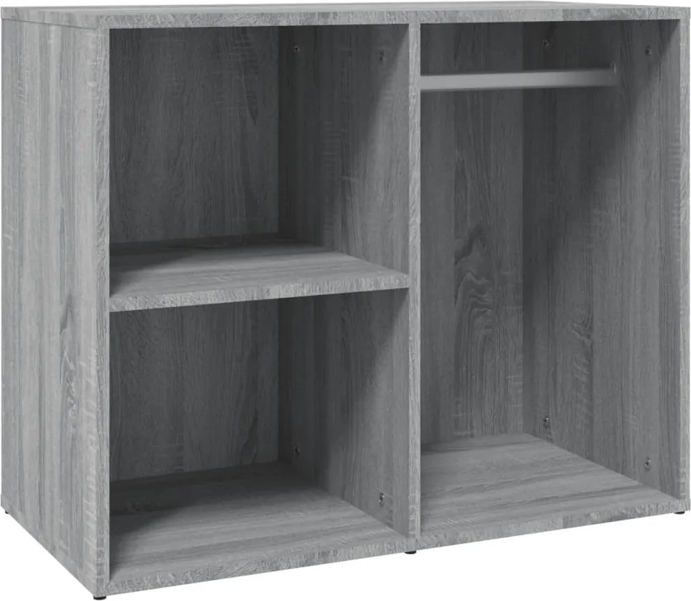 vidaXL szürke sonoma színű szerelt fa pipereszekrény 80 x 40 x 65 cm