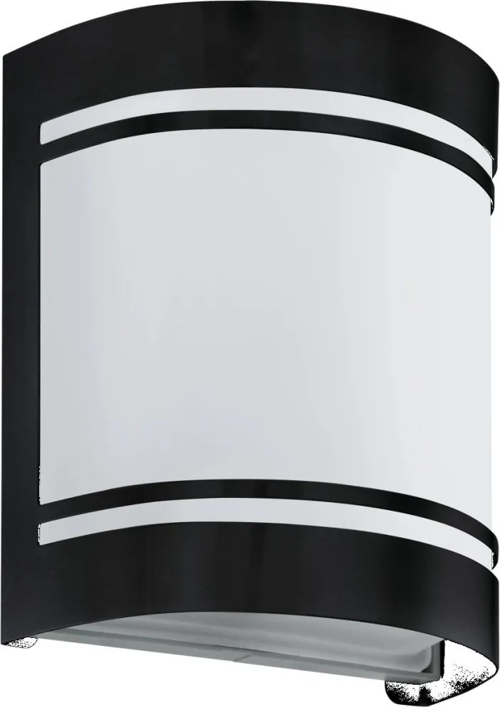 EGLO 99565 CERNO Modern Kültéri Fali Lámpa Fehér, Fekete E27 IP44
