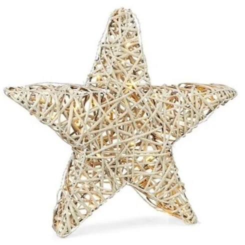 Natúr színű kültéri fénydekoráció karácsonyi mintával ø 50 cm Sofus – Markslöjd