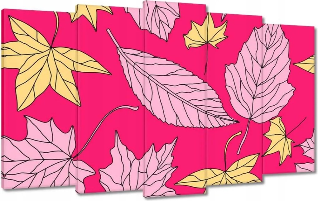 Vászonkép 100x60 Modern szárított levelek