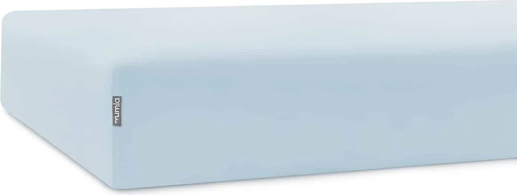 Pamut lepedő, kék 80x200 cm gumis Mumla